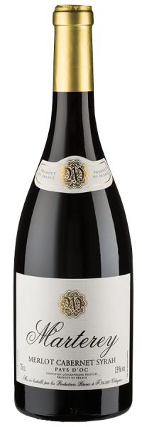 Marterey Merlot Cabernet Syrah - 2020 - Les Producteurs Réunis - Französischer Rotwein