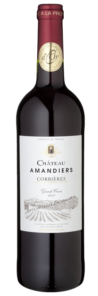 Château Amandiers Grand Cuvée Corbières - 2019 - Vignerons de Cascastel - Französischer Rotwein