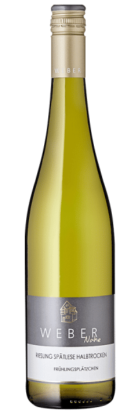 Frühlingsplätzchen Riesling Spätlese halbtrocken - 2020 - Weber - Deutscher Weißwein