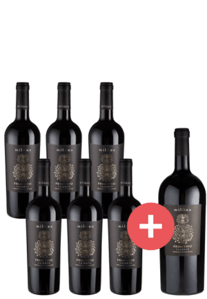 6er-Paket Miluna Primitivo Salento + GRATIS Magnumflasche - Weinpakete