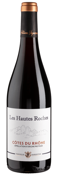 Les Hautes Roches Côtes du Rhône - 2019 - Terroir Daronton Rhonea - Französischer Rotwein