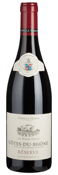 Les Grands Préaux Côtes-du-Rhône Réserve - 2019 - Famille Perrin - Französischer Rotwein