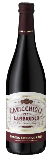 Vino Frizzante Rosso Dolce Lambrusco - Cavicchioli - Italienischer Rotwein