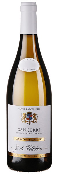 Les Monts Damnés Sancerre - 2019 - J. De Villebois - Französischer Weißwein