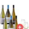 6er-Paket Deutsche Rebsorten Champions + 2er-Set Taste Gläser - Weinpakete