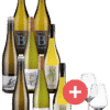 8er-Paket weiße Rebsorten + 2er-Set Schott-Zwiesel Gläser - Weinpakete
