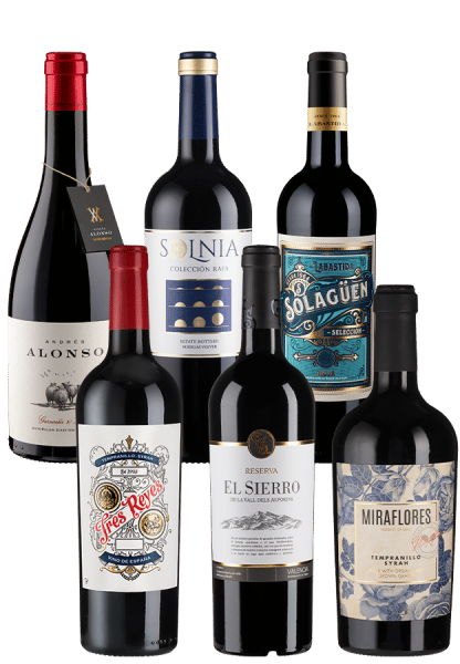 6er-Paket Spanische Rotweine - Weinpakete