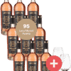 9er-Paket Primitivo Rosato + 2er-Set Schott-Zwiesel Taste Gläser - Weinpakete