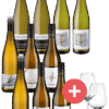 10er-Paket Weißweine + 2er-Set Schott-Zwiesel Taste Gläser - Weinpakete