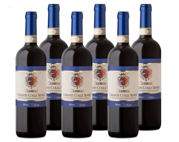 Paket mit 6 Flaschen "Clusium" Chianti Colli Senesi