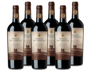 Paket mit 6 Flaschen Poggio del Concone Toscana IGT 2019