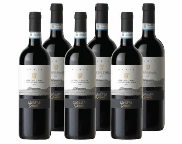 Paket mit 6 Flaschen Albie Nebbiolo Alba DOC