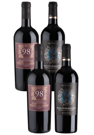 4er-Probierpaket Primitivo di Manduria Riserva - Weinpakete