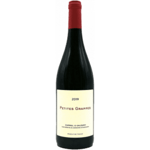 PETITES GRAPPES 2019 - DOMAINE D'ANSIGNAN - JEFF CARREL ET SEBASTIEN CALDUCH