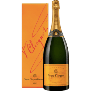 VEUVE CLICQUOT - BRUT - CARTE JAUNE CHAMPAGNER - MIT ETUI - MAGNUM