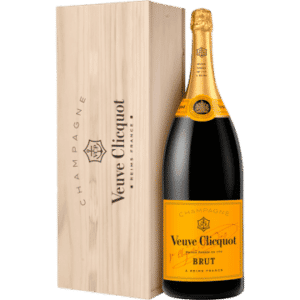 VEUVE CLICQUOT - BRUT CARTE JAUNE - CHAMPAGNER - SALMANAZAR - 9L IN HOLZKISTE