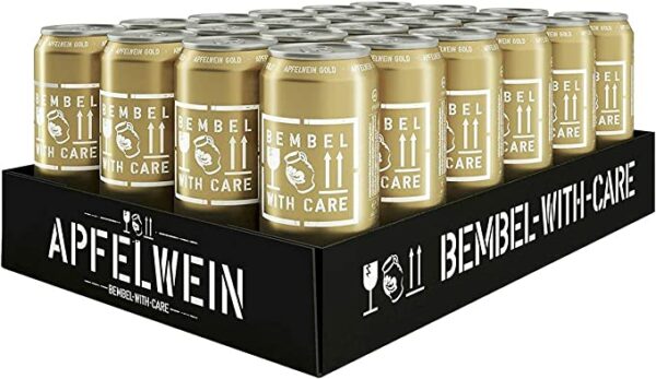 BEMBEL-WITH-CARE Apfelwein Gold Quitte 24 x 0,5 Liter inkl. 6€ DPG EINWEG Pfand