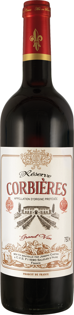 Joseph Castan Corbières Grand Vin Rouge Réserve AOC 2019