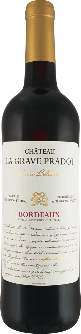 Château La Grave Pradot Cuvée Bellevue AOP 2019