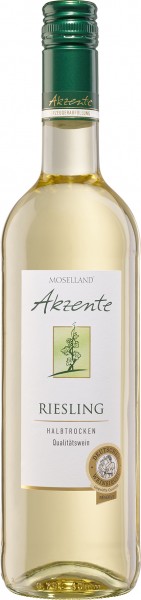 Winzergenossenschaft Moselland Akzente Riesling halbtrocken 2020