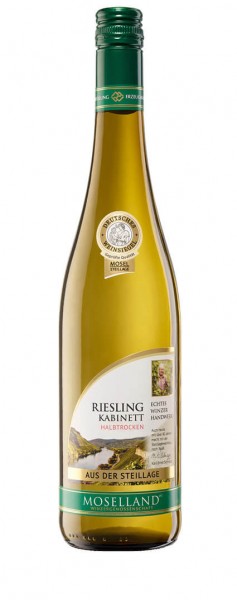 Winzergenossenschaft Moselland Riesling Steillage Kabinett halbtrocken 2021