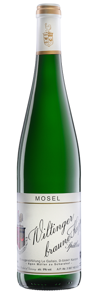 Le Gallais Braune Kupp Riesling Große Lage Spätlese - 2020 - Egon Müller - Deutscher Weißwein