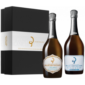 CHAMPAGNER BILLECART SALMON - COFFRET EXCEPTION - DUO BLANC DE BLANCS