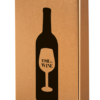2er Geschenkkarton im Kraftpapier-Look - Henne - Weinzubehör