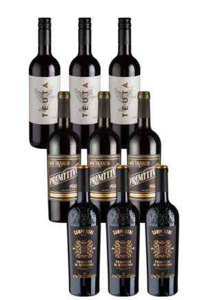 9er-Probierpaket Primitivo Champions - Weinpakete