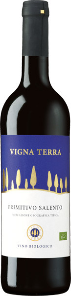 Vigna Terra Primitivo Bio Rotwein trocken 0