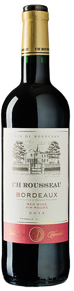 Ch Rousseau Bordeaux Rotwein trocken 0