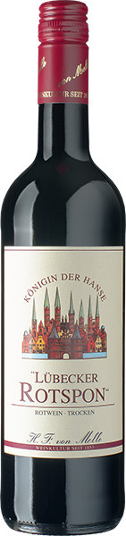 Königin der Hanse Lübecker Rotspon Rotwein trocken 0