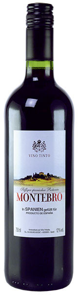 Montebro Vino Tinto Rotwein lieblich 0