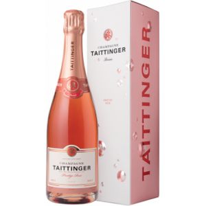 TAITTINGER BRUT PRESTIGE ROSE CHAMPAGNER- MIT ETUI DIAMANT