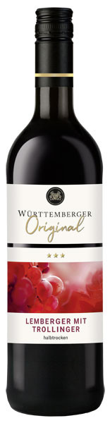 Württemberger Lemberger mit Trollinger Rotwein halbtrocken 0