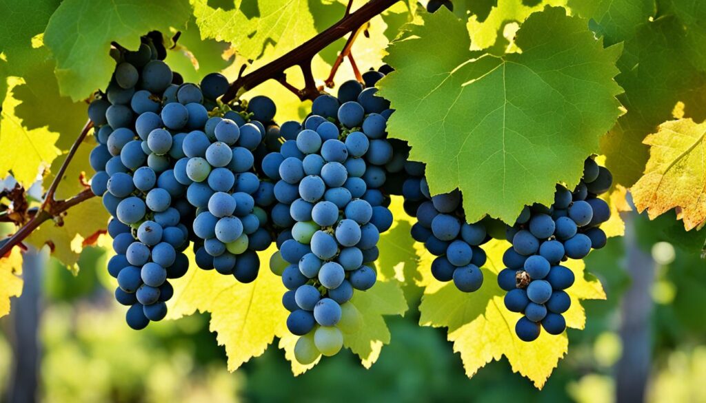 Riesling Spätlese Trauben