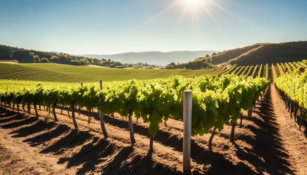 Weinberg Terroir-Einfluss auf Grauburgunder